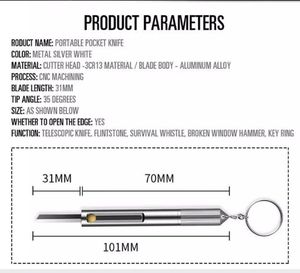 Special Replicas MINI NOŻYK TAKTYCZNY SURVIVAL MULTITOOL 5W1 JA-51 5