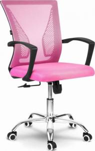 Krzesło biurowe Sofotel Gontia Różowe 1