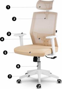 Krzesło biurowe Sofotel Rotar Beżowe 11