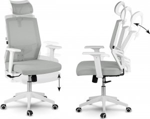 Krzesło biurowe Sofotel Rotar Szare 12