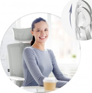 Krzesło biurowe Sofotel Rotar Szare 15