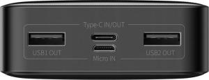 Powerbank Baseus Bipow Digital Display 15W 20000mAh Czarny 3