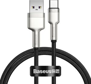 Kabel USB Baseus USB-A - USB-C 1 m Czarny (02689) 1