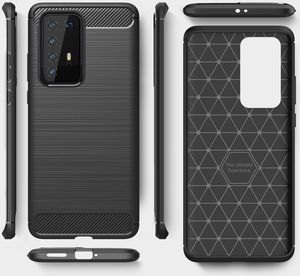 Nemo (U) Etui HUAWEI P40 PRO Pancerne Carbon czarne 5