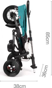 Qplay Rowerek Trójkołowy Rito Air Zielony 5