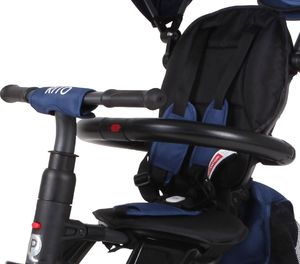 Qplay Rowerek Trójkołowy Rito Plus NIebieski 3