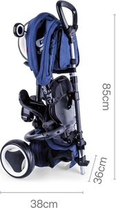 Qplay Rowerek Trójkołowy Rito Plus NIebieski 5