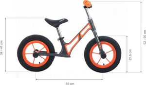 Rowerek biegowy Gimme Leo - pomarańczowy 12