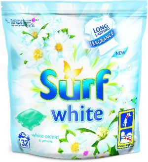Surf Surf White Kapsułki do prania Biała Orchidea & Jaśmin 1op.-32szt - 6619659 1