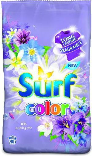 Surf Surf Color Proszek do prania Irys & Poranna Róża 2.8 kg (40 prań) - 6631903 1