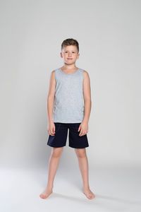 Italian fashion Italian Fashion Koszulka chłopięca TYTUS szerokie ramiączko melanż 12 1
