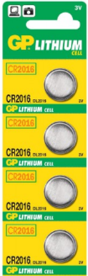 GP Bateria Cell CR2016 90mAh 4 szt. 1