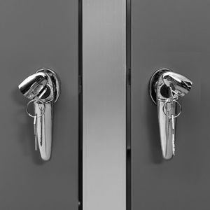 vidaXL Osłona na 4 kosze na śmieci, 276,5x77,5x115,5 cm, stalowa 2