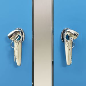 vidaXL Osłona na 3 kosze na śmieci, 207x77,5x115 cm, stal nierdzewna 2