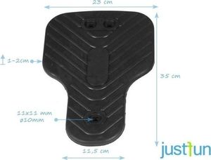 Huśtawka Just Fun ZESTAW 2+2 do równoważni do belki okrągłej CZERWONY 2