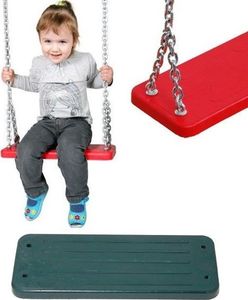 Huśtawka Just Fun Siedzisko z metalowym wkładem na łańcuchu (ocynk) CZARNA 2