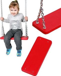 Huśtawka Just Fun Siedzisko z metalowym wkładem na łańcuchu (ocynk) CZARNA 3