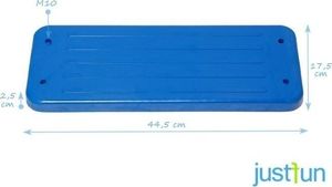 Huśtawka Just Fun Siedzisko z metalowym wkładem na łańcuchu (ocynk) CZARNA 5