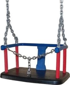 Huśtawka Just Fun Huśtawka kubełkowa z łańcuszkiem na łańcuchu (stal nierdzewna 6mm) 2