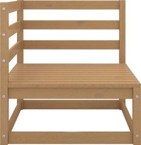vidaXL 3-cz. zestaw wypoczynkowy do ogrodu, miodowy brąz, sosnowy 3