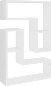 vidaXL Półki ścienne, 2 szt., białe, 50x15x50 cm, płyta wiórowa 1