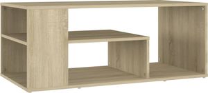 vidaXL Stolik kawowy, dąb sonoma, 100x50x40 cm, płyta wiórowa 2