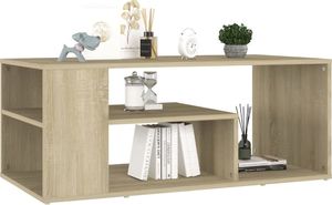 vidaXL Stolik kawowy, dąb sonoma, 100x50x40 cm, płyta wiórowa 3