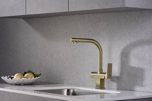 Bateria kuchenna Blue Water Sora stojąca mosiądz (BW-5901730615890) 2