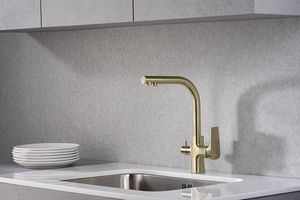 Bateria kuchenna Blue Water Tivoli stojąca mosiądz (BW-5901730615975) 2