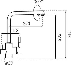 Bateria kuchenna Blue Water Amanda stojąca czarna (BW-5901730613551) 6