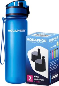 Aquaphor Butelka filtrująca Aquaphor City niebieska z filtrami 1