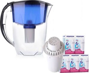 Dzbanek filtrujący Aquaphor Ideal granatowy + 5x wkład 2
