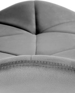 Halmar Krzesło K453 VELVET szare 4