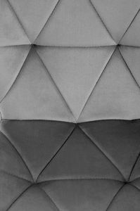 Halmar Krzesło K453 VELVET szare 5