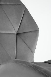 Halmar Krzesło K453 VELVET szare 6