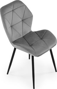Halmar Krzesło K453 VELVET szare 7
