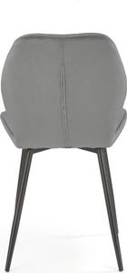 Halmar Krzesło K453 VELVET szare 8