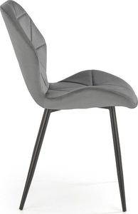 Halmar Krzesło K453 VELVET szare 9