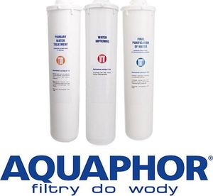 Aquaphor Zestaw wkładów do filtra Kryształ H filtrowanie i zmiękczanie wody 1