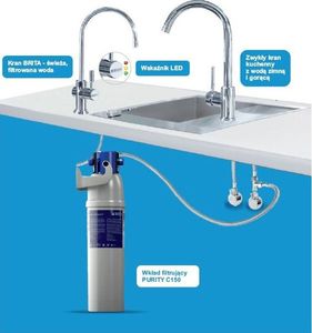 Brita MyPure Professional C150 z butelką firmową 10