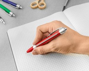 Długopis ściąga CZERWONY 2