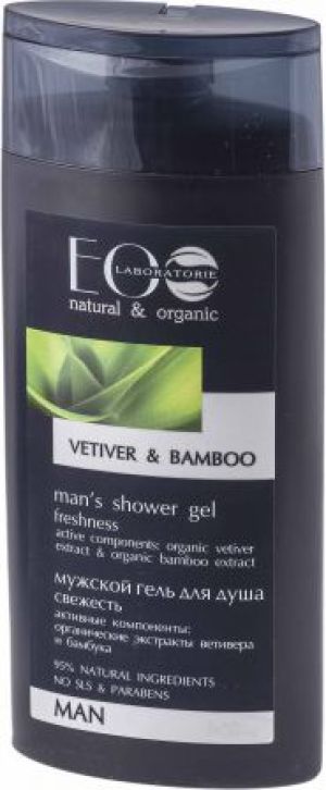 EO Laboratorie Man Odświeżający żel pod prysznic dla mężczyzn z organicznym ekstraktem z bambusa 250ml 1