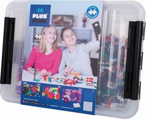 Plus Plus Plus-Plus, Mini Basic, Neon, Brokat, 2 płytki - 2400 szt - Edukacja 2