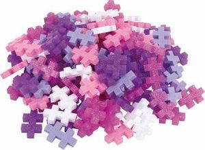 Plus Plus Plus-Plus, Mini Basic, Neon, Brokat, 2 płytki - 2400 szt - Edukacja 5