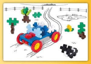 Plus Plus Plus-Plus Midi Basic - Make & GO! - 46 szt. Auto 6