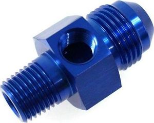 TurboWorks_D Łącznik AN8 3/8"-18NPT z wejściem na czujnik 1/8"-27NPT 1