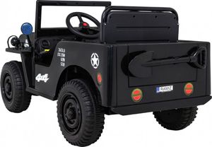 3Z Auto na akumulator Retro Wojskowy Czarny 5