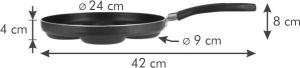 Patelnia Tescoma do jajek Presto 24cm 2