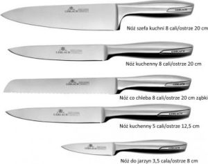 Gerlach Zestaw noży Modern 5szt. 2