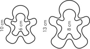Tescoma Dwustronne foremki do wykrawania figurki DELÍCIA, 4 rozmiary (630867,00) 6